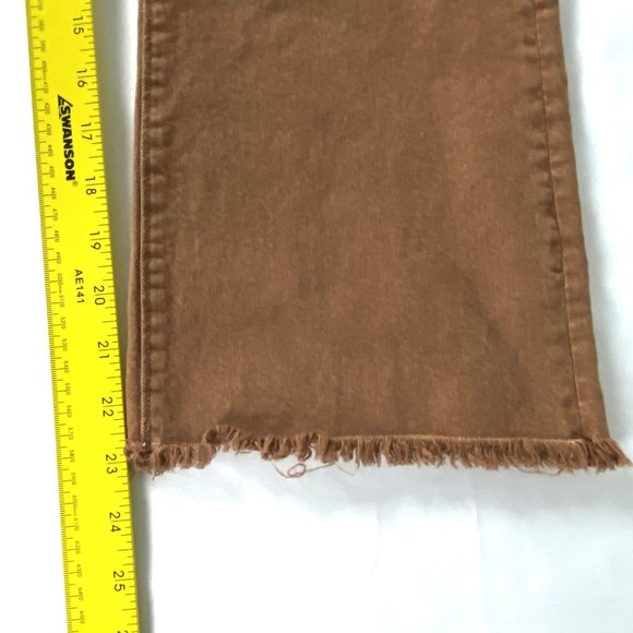 LOFT Women's High Rise Jeans in Brown - Picture 12 of 16